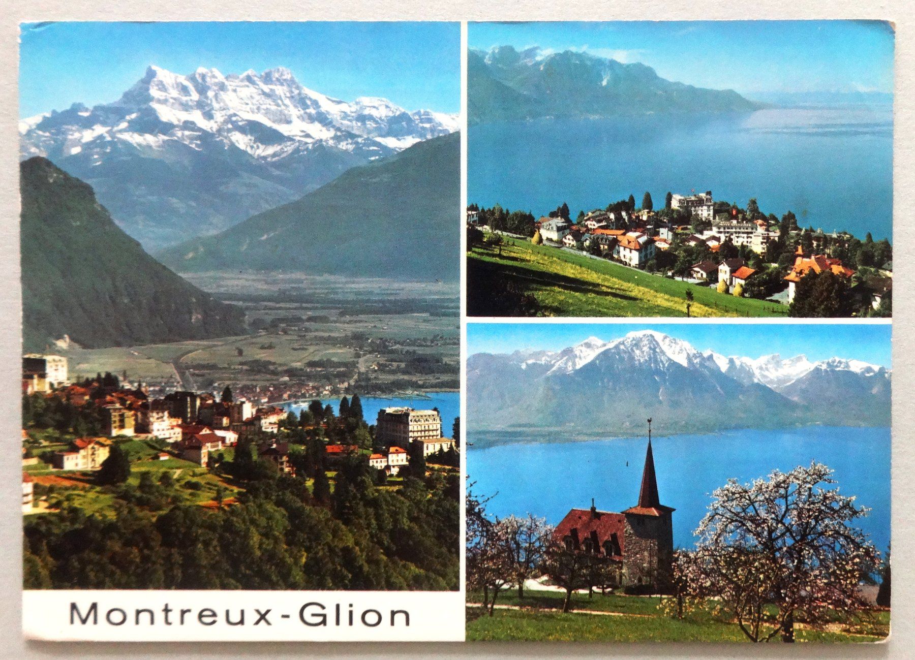 Ansichtskarten: Montreux - Glion – Gebraucht aus Fétigny von Billy2miny