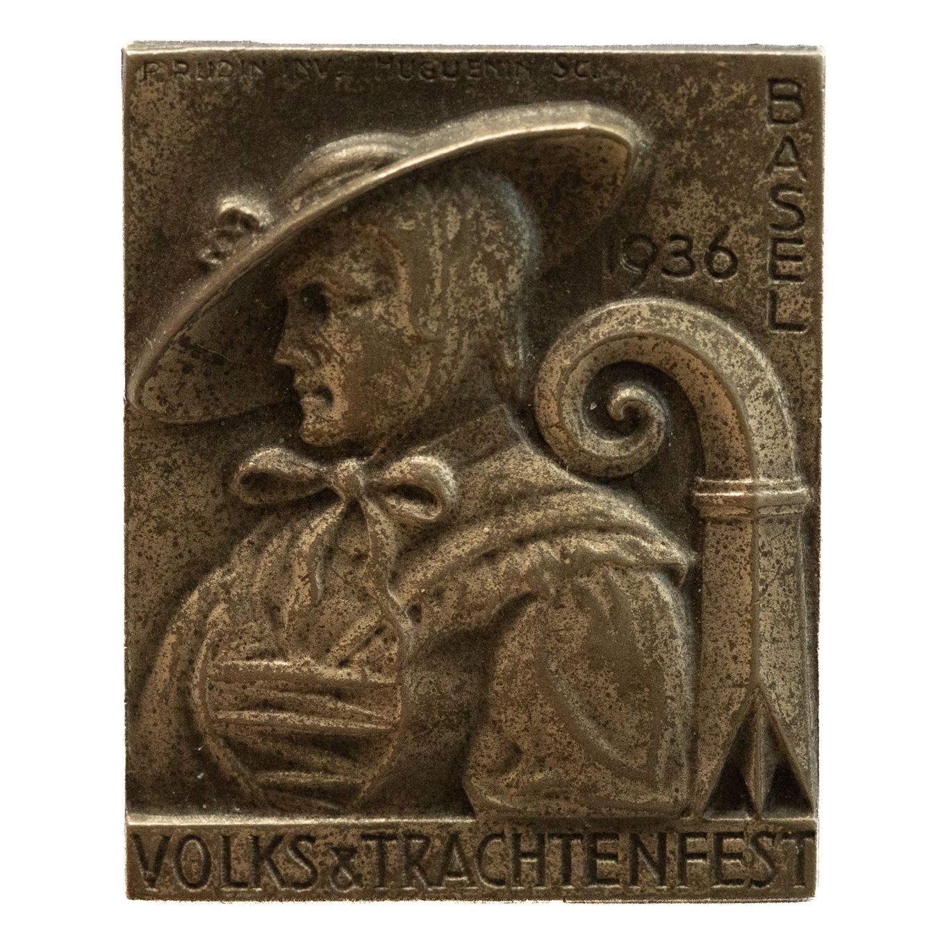 Medaglie: Abzeichen Volks & Trachtenfest Basel 1936 – Usato da Rotkreuz venduto da Swiss-Coins