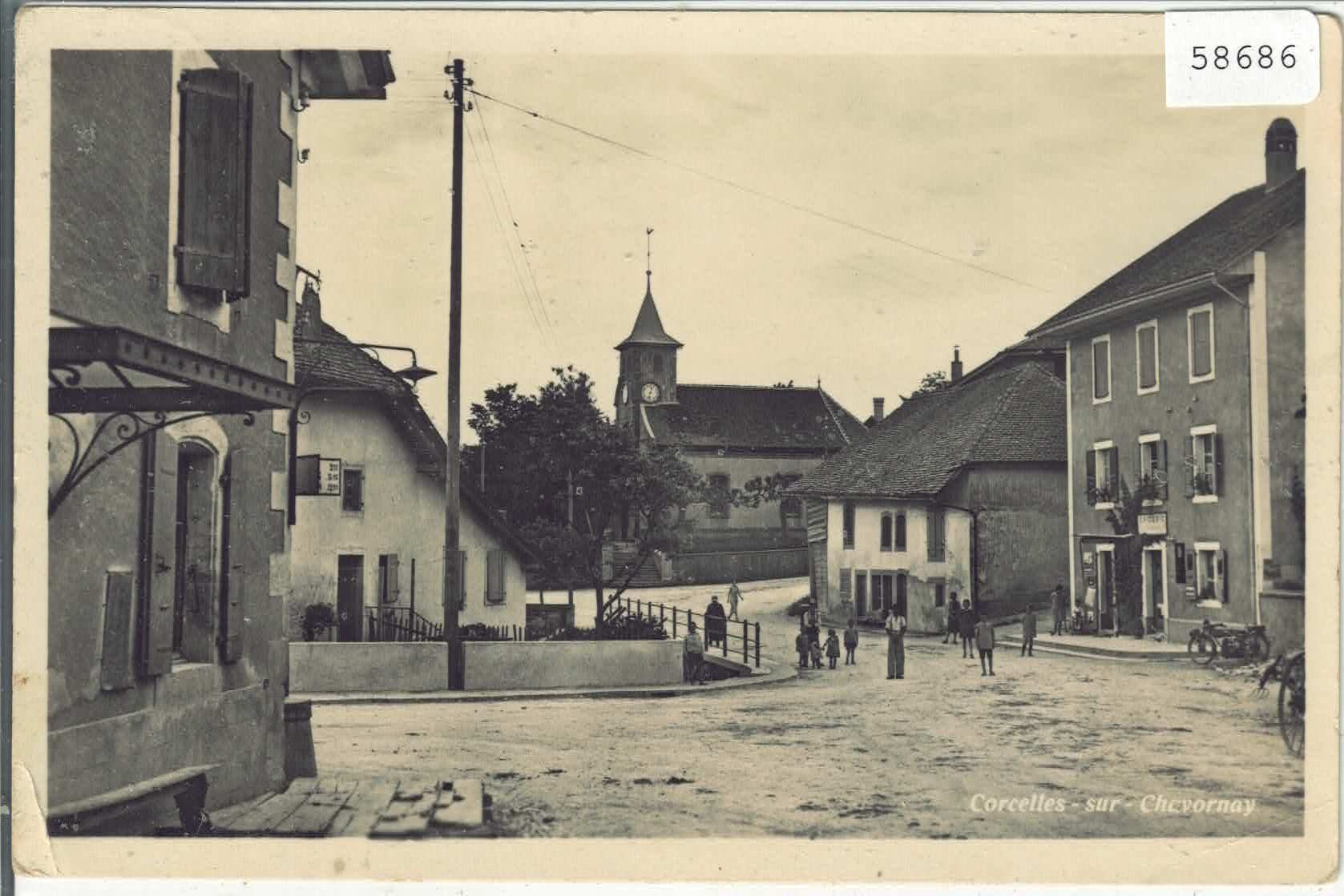 Cartoline postali: Corcelles sur Chavornay - animee – Usato da Ettingen venduto da Kartenplanet