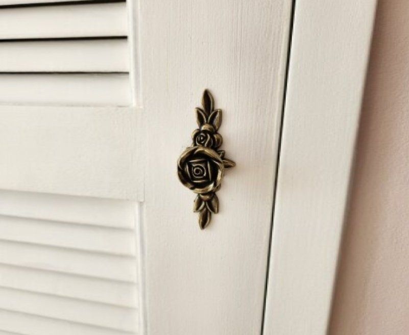 8 Möbelgriffe Retro Bronze Poignées meubles style vintage Kaufen