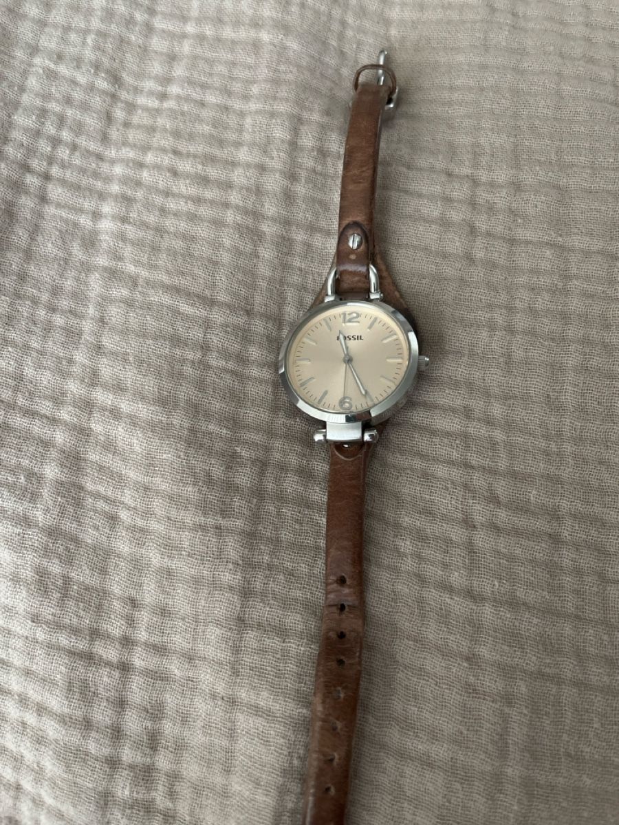 Fossil Orologi: Fossil Damenuhr Lederarmband – Usato da Regensdorf venduto da tan_2r7w 1
