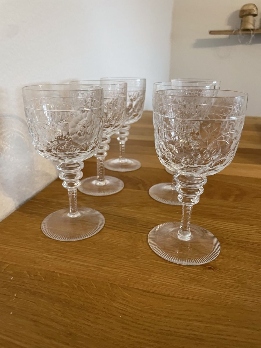 Gläser: Kristallglas Rotweingläser 6 Stück – Gebraucht aus Aristau von cherry-berry 1