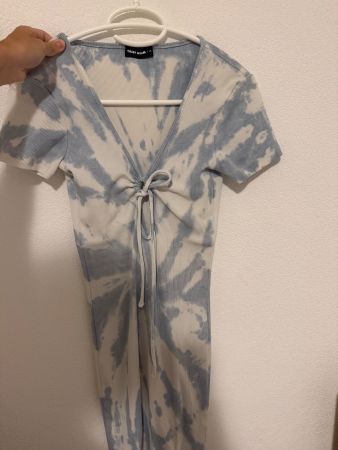Robe Tally Weijl motif tie-dye bleu taille XS occasion