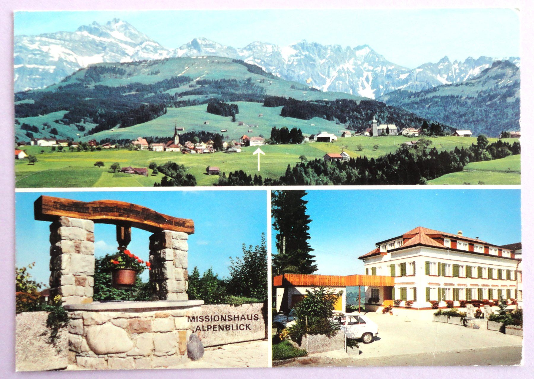 Cartoline postali: Missionshaus Alpenblick, Hemberg Togg. 970 m – Usato da Fétigny venduto da Billy2miny
