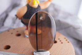 Gelocht    Lamellen  Obsidian         aus Räumung   ab 1.-