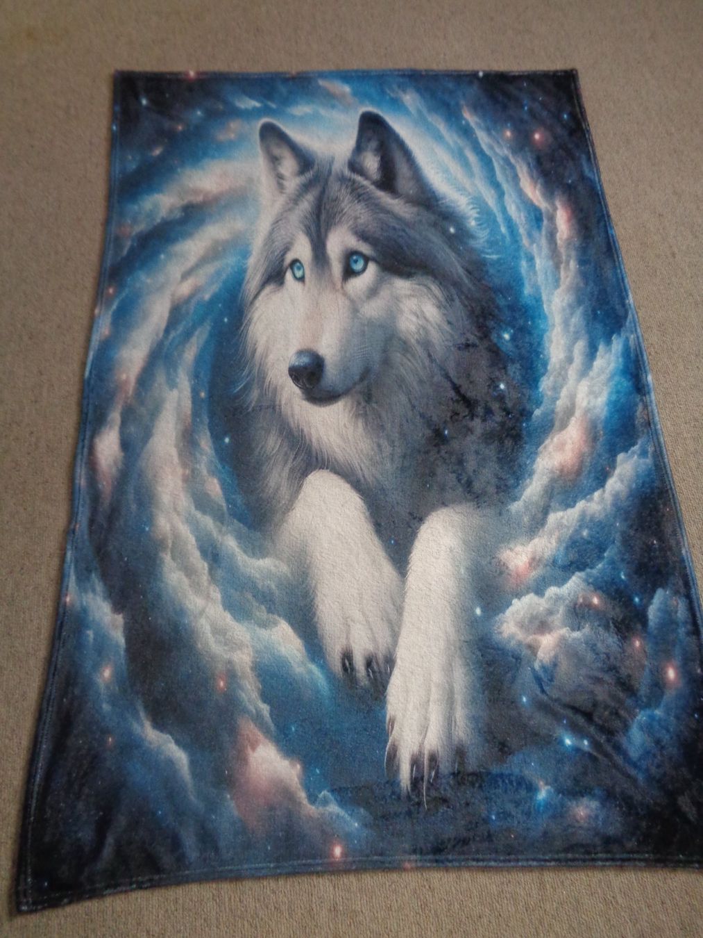 Decken: Kuschel Decke mit Husky 100x150cm – Neu (gemäss Beschreibung) aus Langenbruck von Gumsi 1