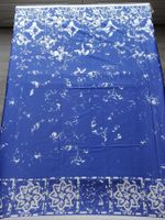 Italienische Baumwolle Rapport L:2.2x1.45m blubianco