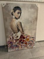 80cmbreitx120cm hoch Acryl+Kunstdruck weibliche Eleganz