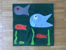Kissenbezug Aquarium, 41x42 cm