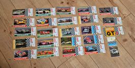 24x Vintage Aufkleber Motorsport (1971) Porsche Ferrari etc.