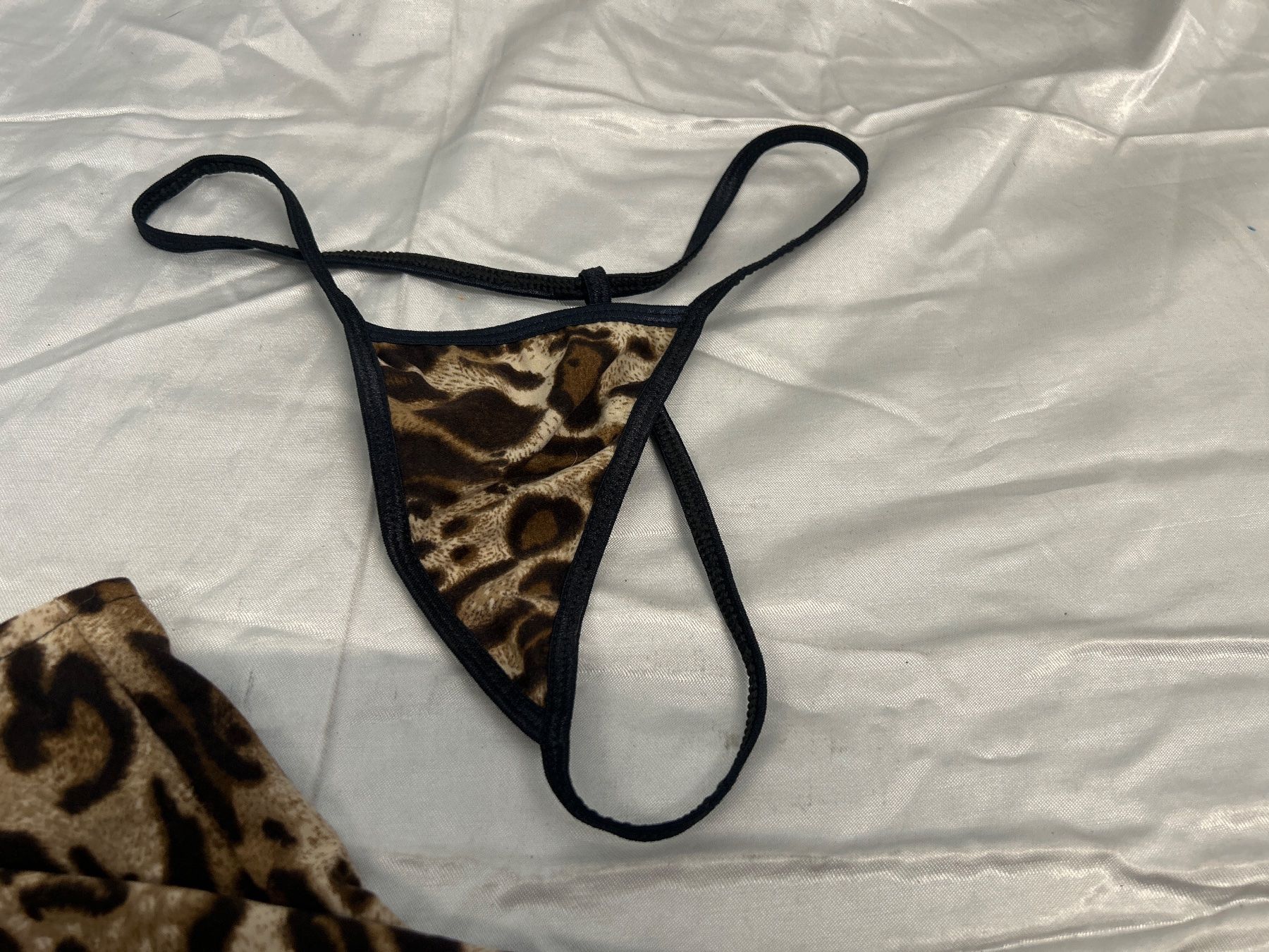 Altra biancheria intima: Sexy Dessous Negligé Leopard Kleid Figurbetont String Neu – Nuovo e nell'imballaggio originale da Regensdorf venduto da Spyke55 1