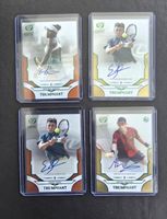 4x Topps Tennis Triumphant Autogrammkarten 2x /25 + 2x/50