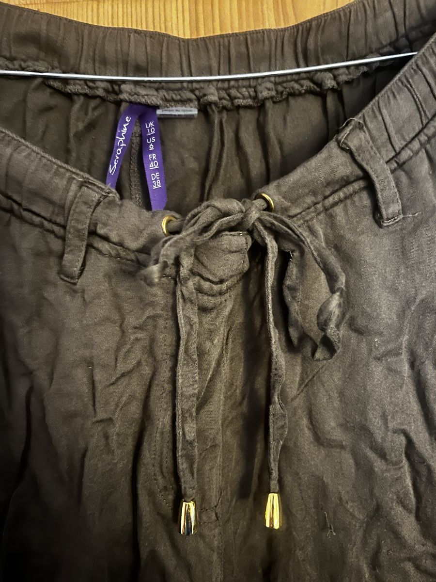 Pantaloni: Seraphine Schwangerschaftshose, Khaki, Gr. 38 – Usato da Horgen venduto da adrigas 1