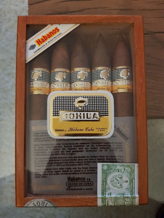 5 Cohiba Zigarren aus Kuba