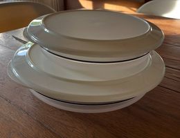 Tupperware Tafelperle flach, 2 Schüsseln, neu