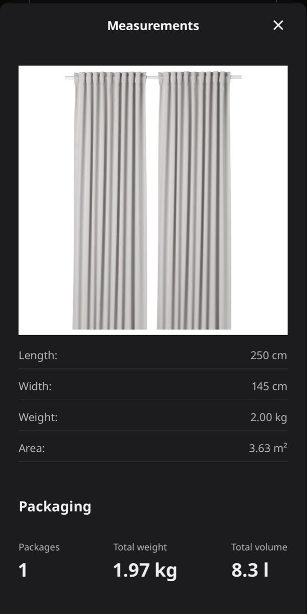 Ikea Rideaux: Beautiful Curtains NEW – Neuf (Voir description) à Zürich par h3lloworld 1