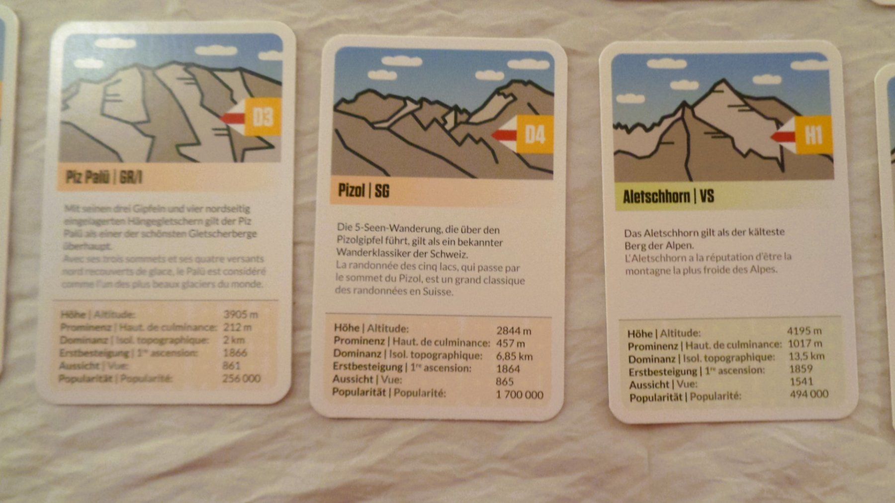 Giochi: Rivella Quartett - Schweizer Berge / 32 Karten ab Fr. 4.- – Usato da Bellach venduto da JingleJerry 5