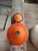 Le Creuset Bräter orange rund guter Zustand