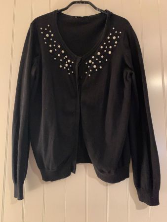 Gilet perles t. L