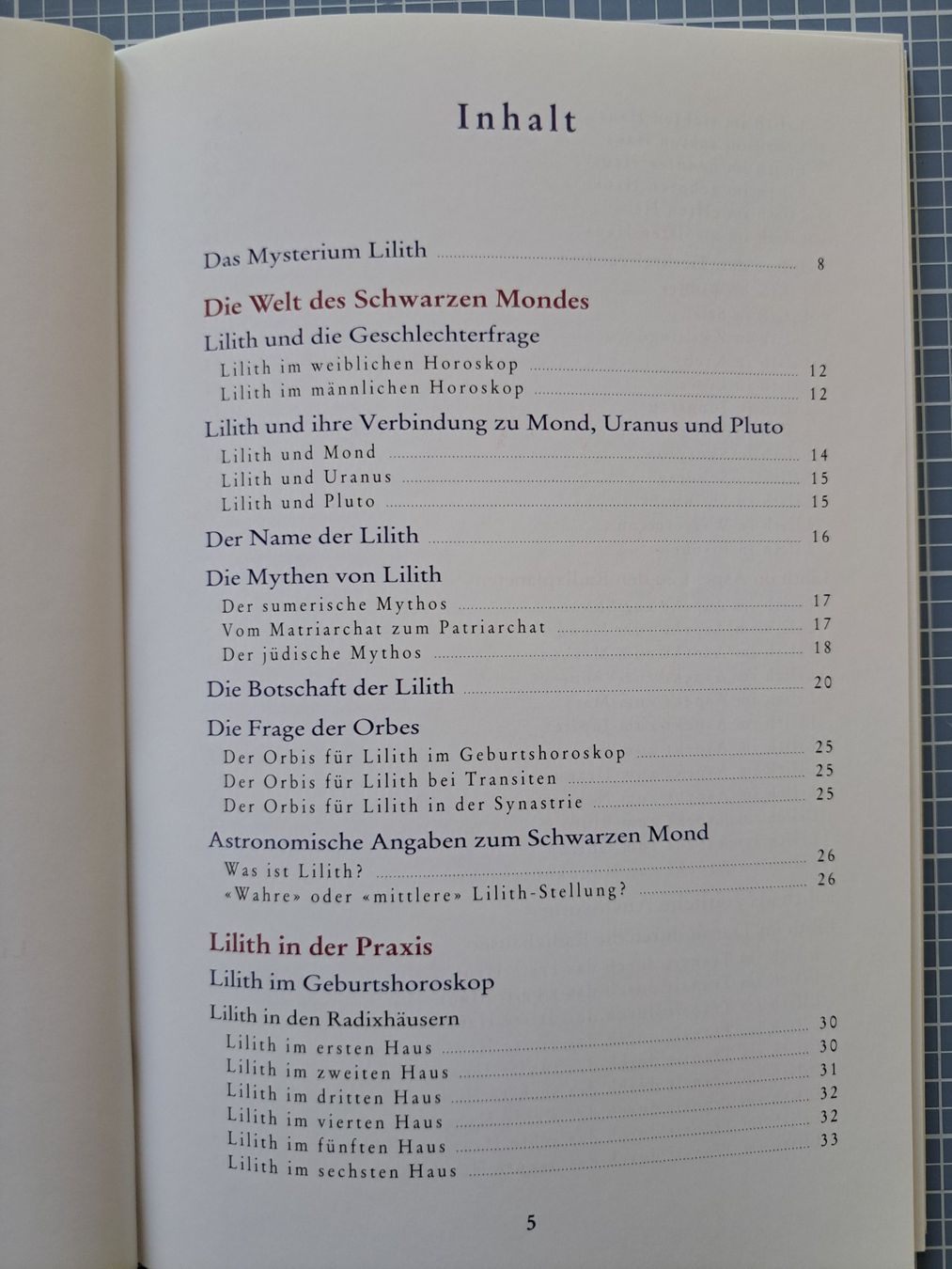 Libri: Die Lilith-Fibel / Astrologiebuch – Usato da Oetwil am See venduto da Kuechenzeit 2