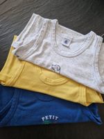 3 Petit Bateau Unterhemden 128