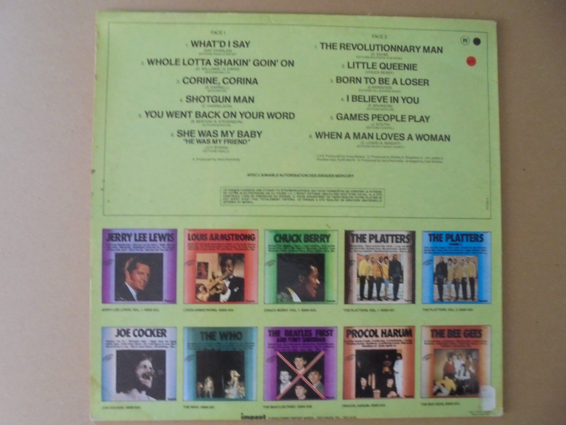 Dischi in vinile: Jerry Lee LEWIS " Volume 2 " LP Frankreich – Usato da Crissier venduto da Promopost 2