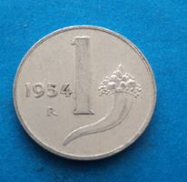 Italien: 1 Lira 1954, SS