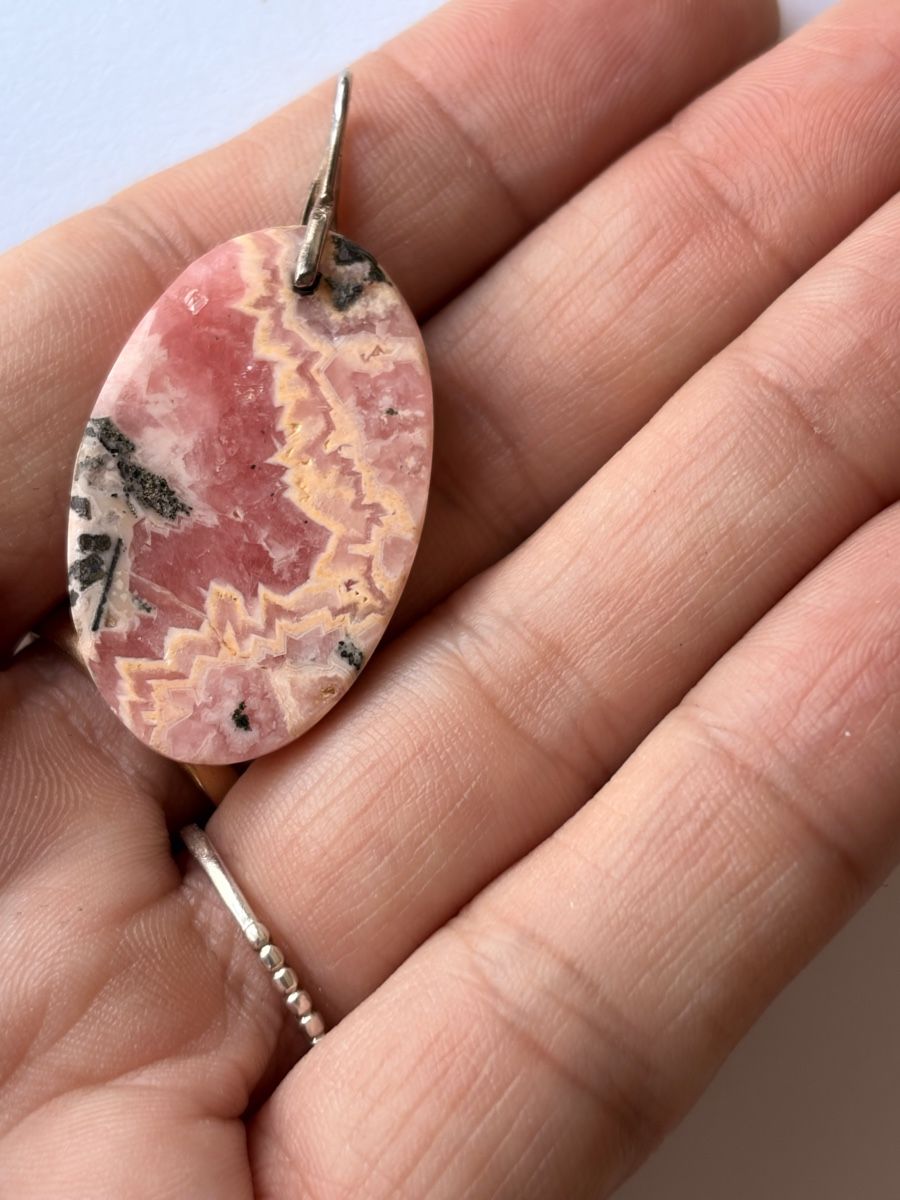 Ciondoli: Pendentif rhodochrosite – Nuovo e nell'imballaggio originale da Le Noirmont venduto da Fanny_ 1