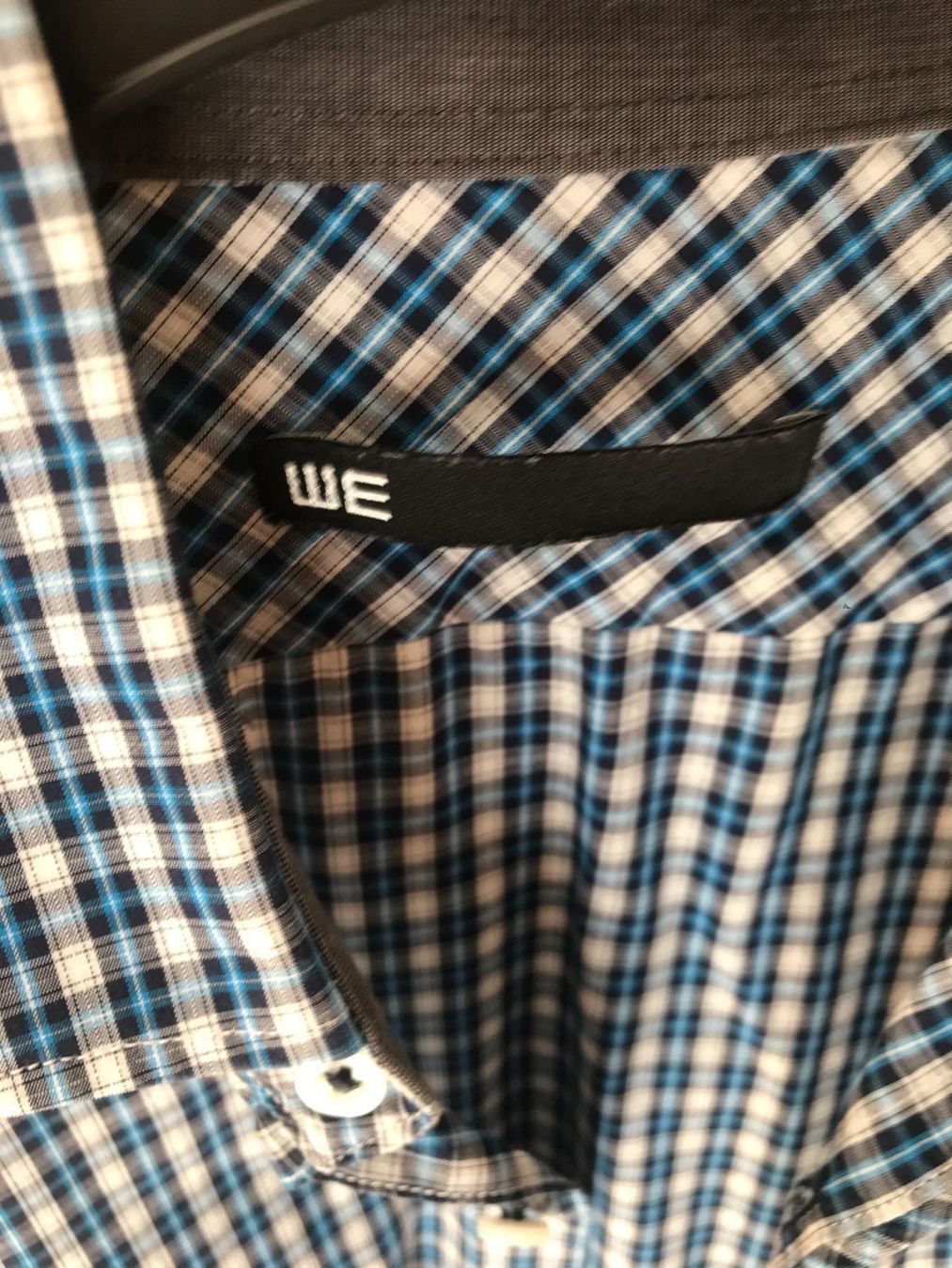 Camicie: Blau-weiss-kariertes Hemd – Usato da Siebnen venduto da Arko27 1
