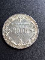 Monnaie Suisse 🇨🇭 20 frs 1999 ARGENT 