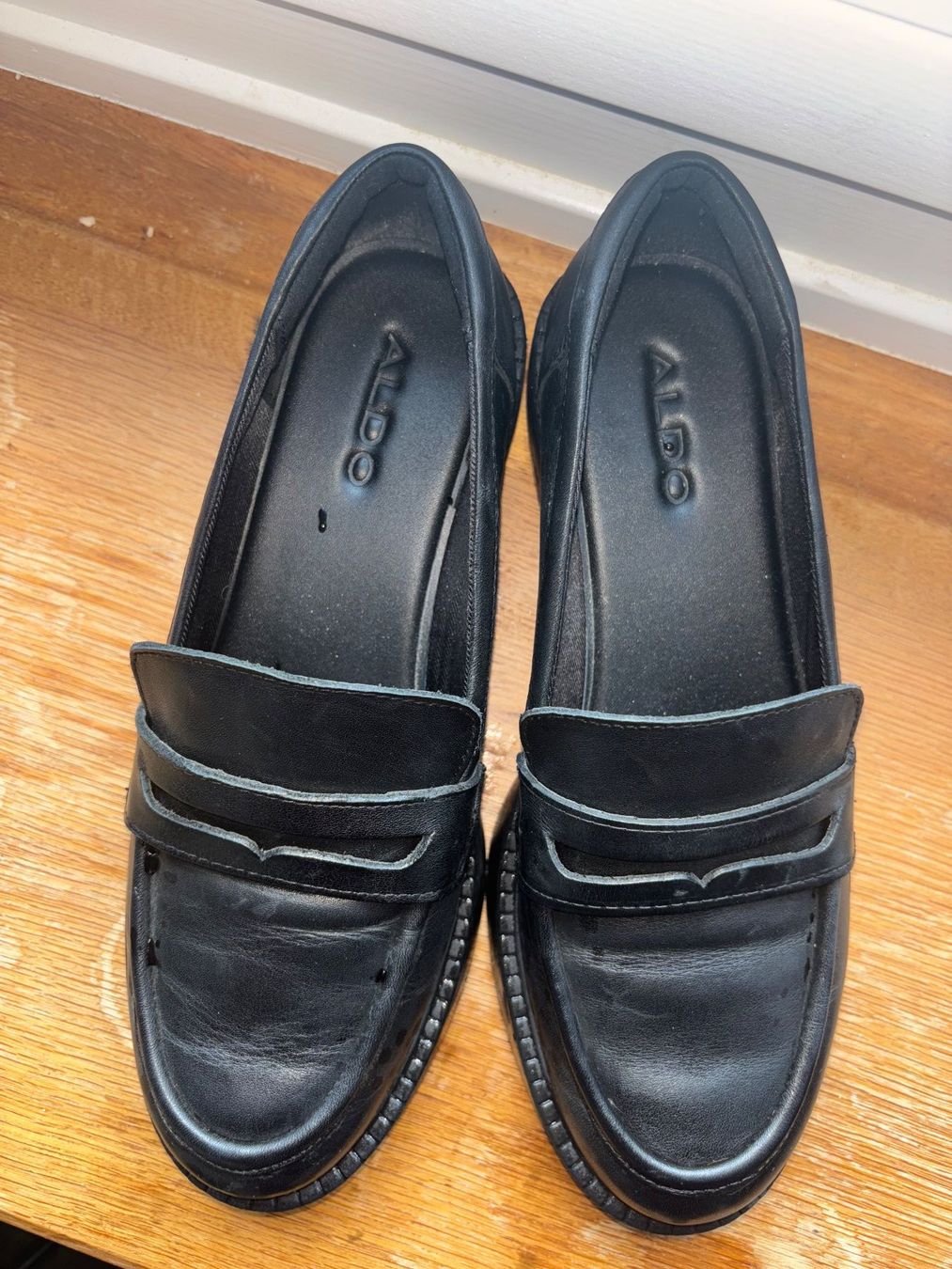 Aldo Scarpe da donna: Loafers ALDO, 39/40, Schwarz Leder – Usato da Bern venduto da sshueli
