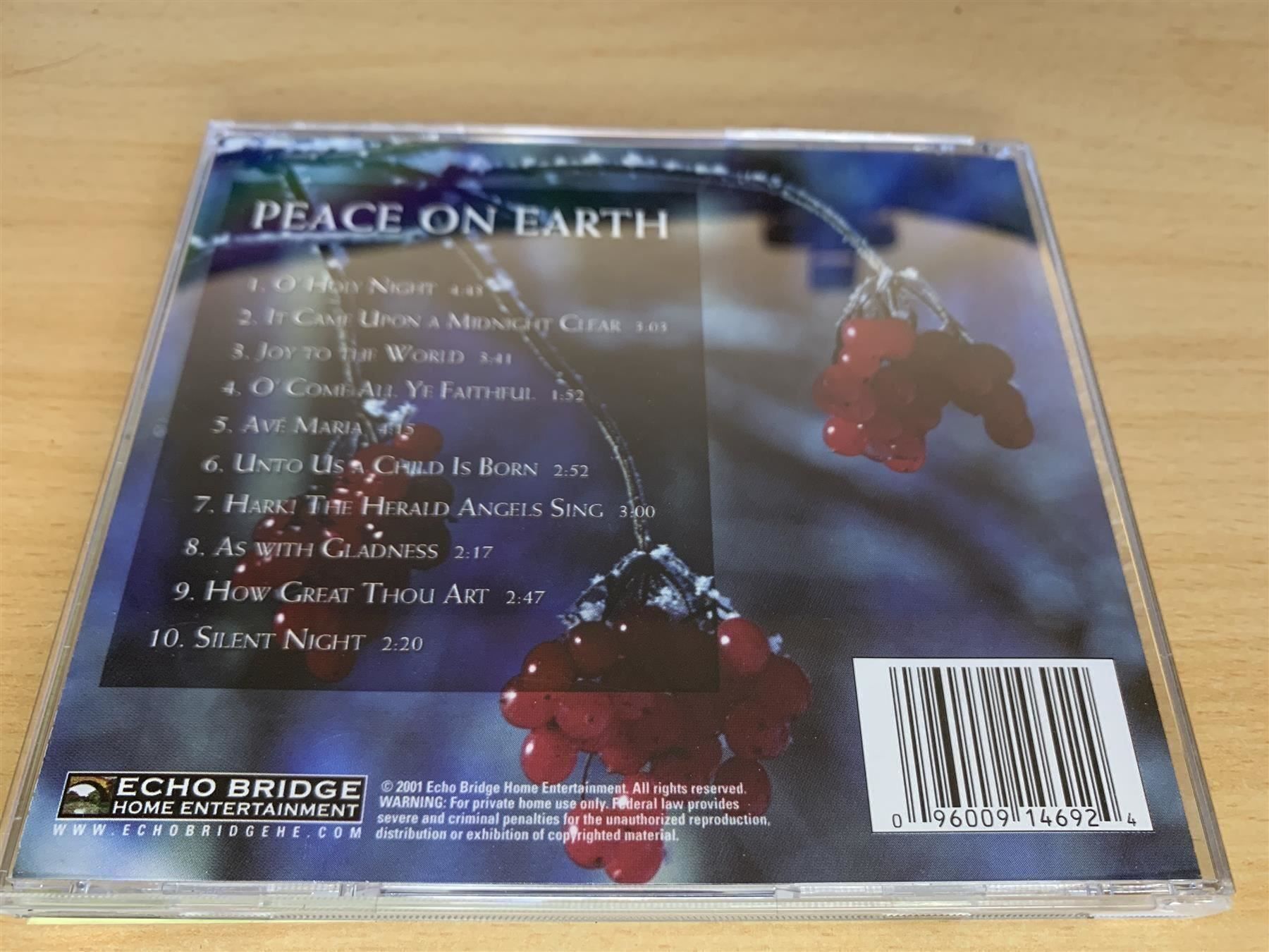 CD: Peace On Earth – Usato da Rikon im Tösstal venduto da Alpenmutz 1