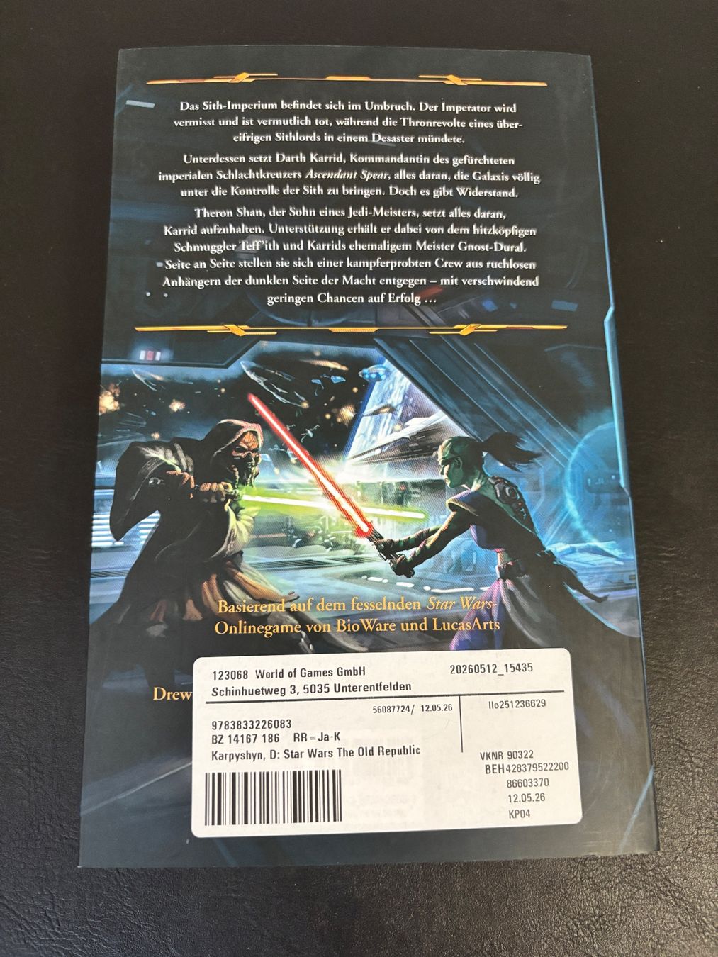 Libri: Star Wars Old Republic Vernichtung Roman – Nuovo (secondo la descrizione) da Luzern venduto da Armastra 2