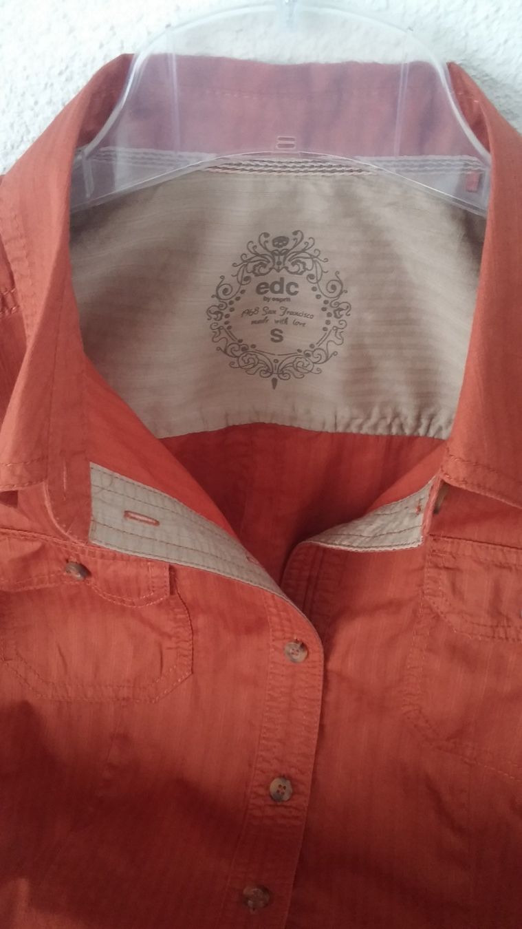 Esprit Camicette: ESPRIT Bluse, Damenbluse Bronzeton Gr. S/36 – Nuovo (secondo la descrizione) da Horgen venduto da Carambel 2