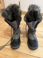 Sorel Winterstiefel, Gr. 42, Grau mit Fell - Top Zustand!