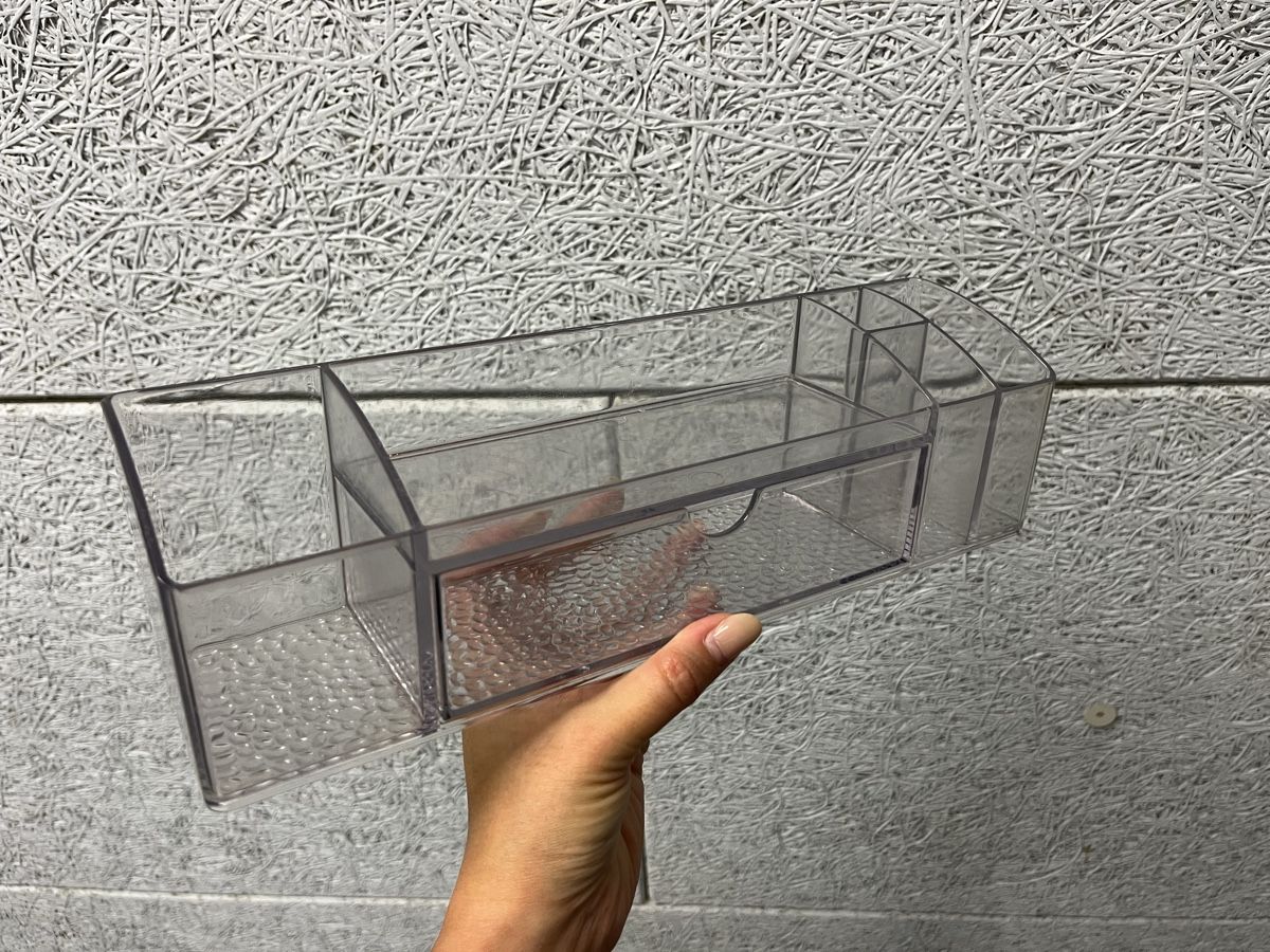 Contenitori & Simili: Transparenter Organizer für Badezimmer oder Schreibtisch – Usato da Zürich venduto da ana.vla