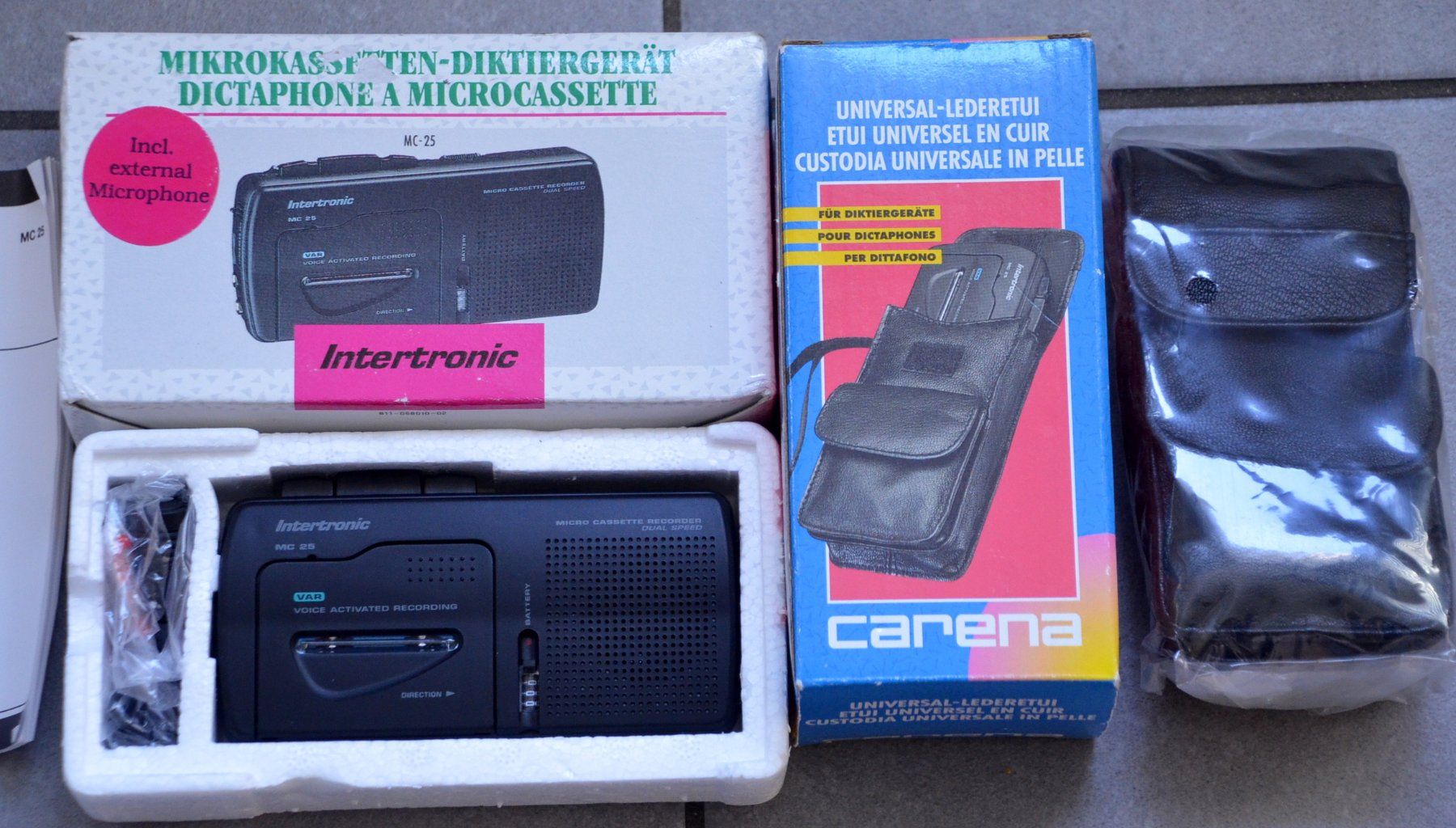 Registratori: Intertronic MC 25  Diktaphon / Dictaphone – Nuovo e nell'imballaggio originale da Collonges venduto da arashee 1