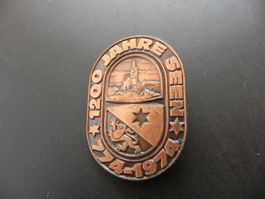 Altes Abzeichen 1200 Jahre Seen 1974