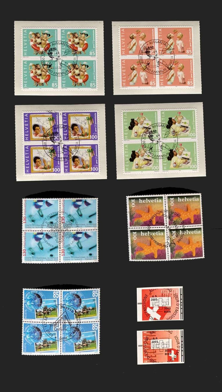 Tutti i francobolli: Briefmarken Schweiz 2005 Vollstempel – Usato da Goldau venduto da Balkonia09 3