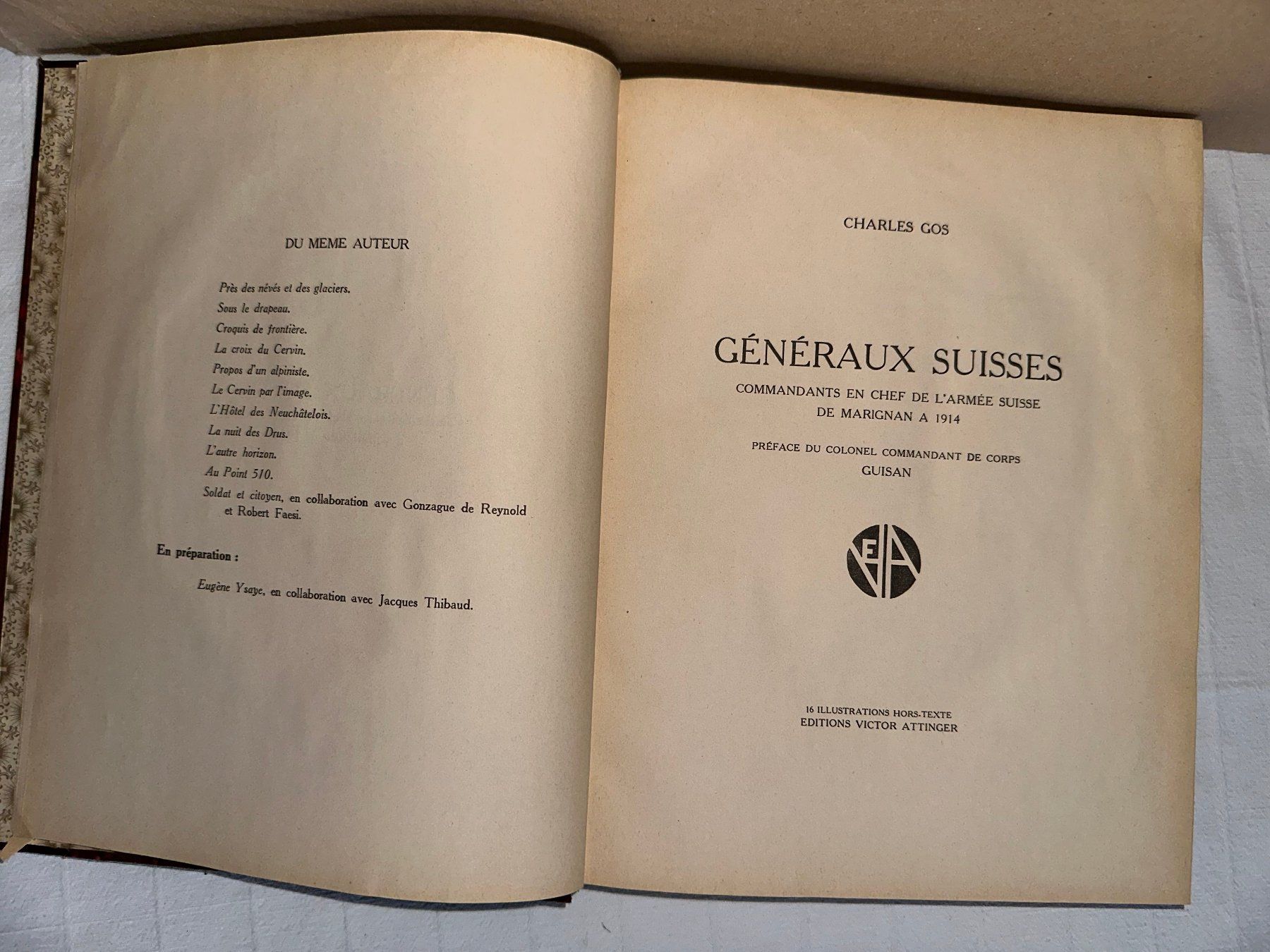 Bücher: Livre "Généraux suisses de Marignan à 1914" – Gebraucht aus Ste-Croix von mjmg 1