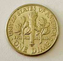 USA 10 Cent Dime 2001 sehr guter Zustand - AU-58
