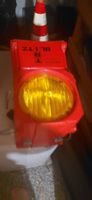 Blitz Signal Lampe Rot mit Gelb, gebraucht