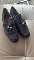 Jimmy Choo, Schuhe, Mokassins, Herren, Gr. 45, Blau