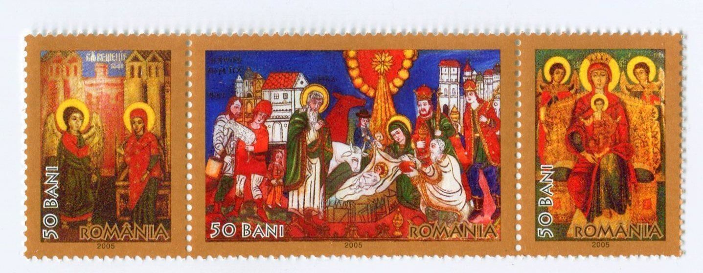 Tutti i francobolli: Briefmarken "Weihnachten". Rumänien. – Nuovo e nell'imballaggio originale da Basel venduto da Butsch5