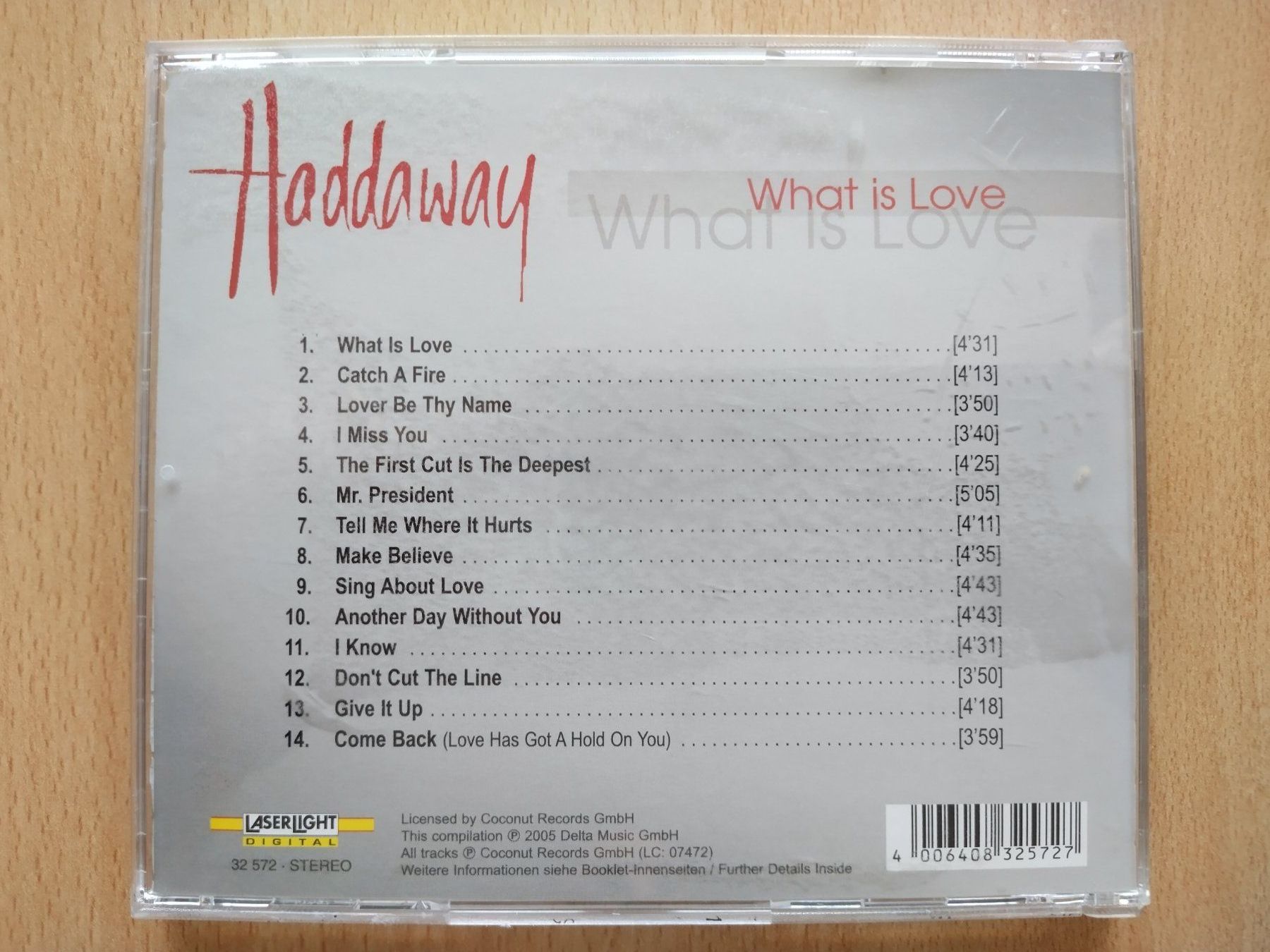 CD: Haddaway - What is Love – Usato da Jona venduto da Argus36 1