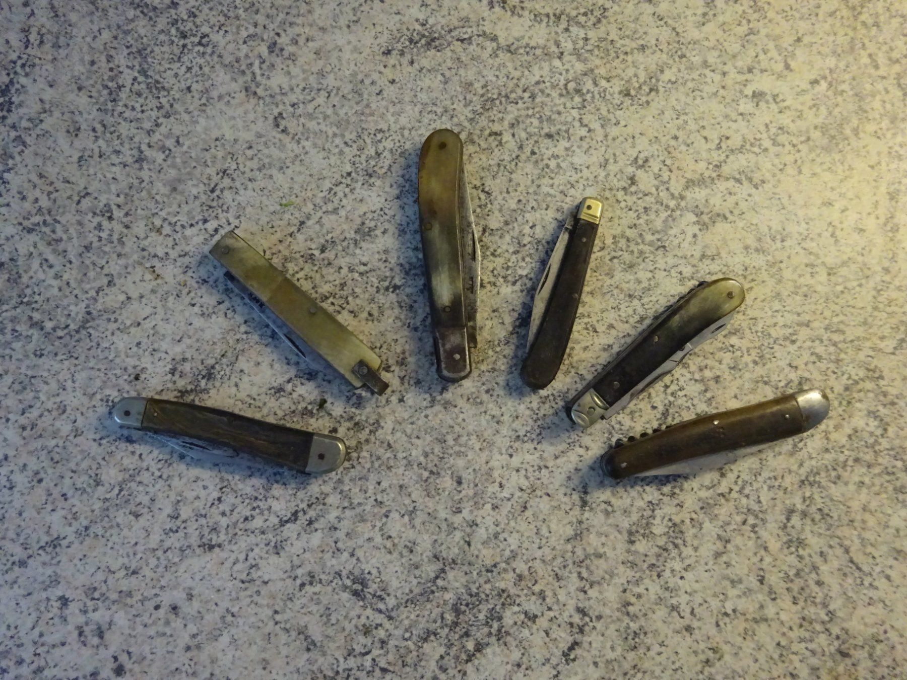 Coltelli tascabile: 6 Klappmesser Taschenmesser Sackmesser – Usato da Esslingen venduto da eintagammeer 3
