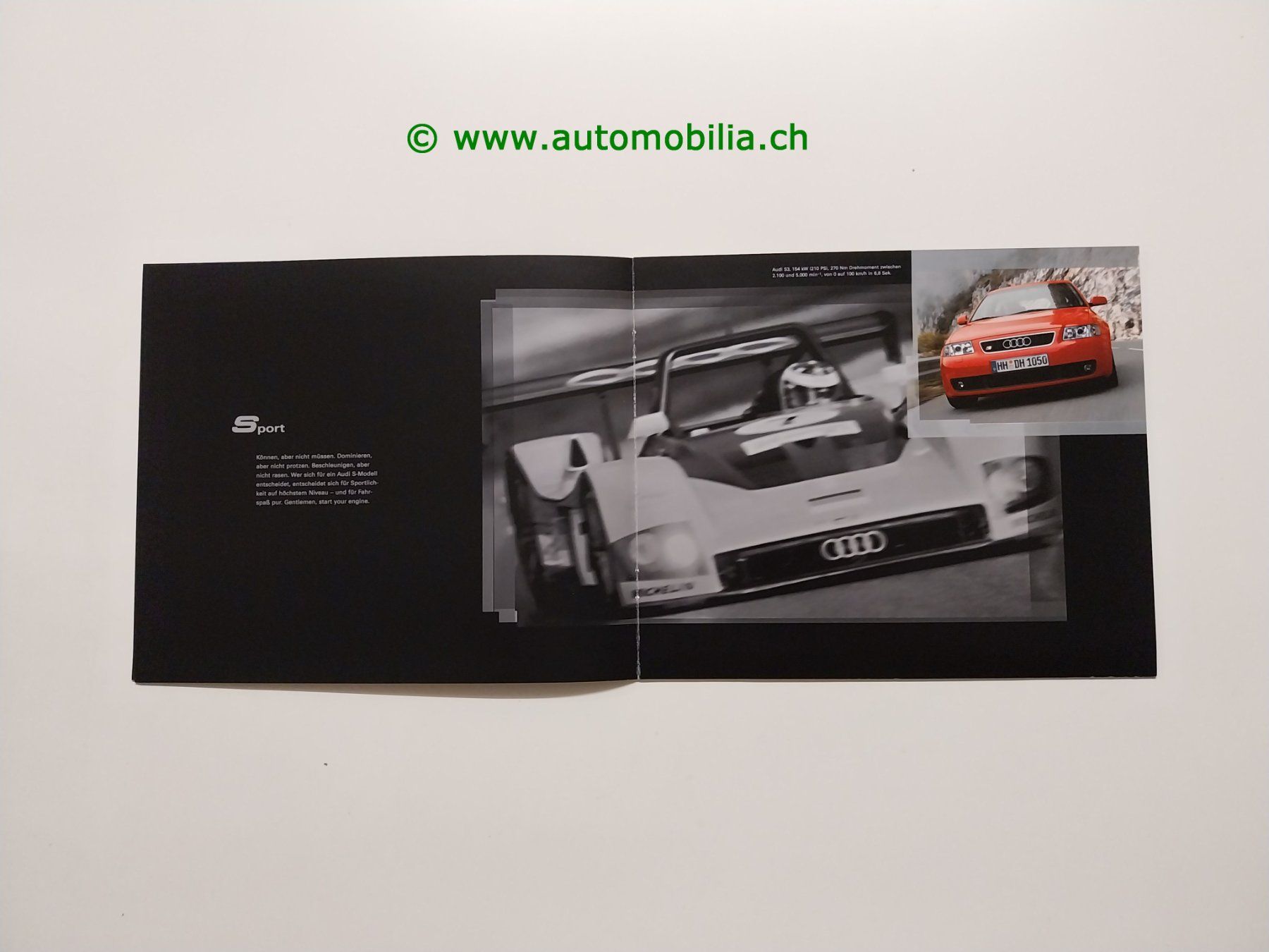 Audi Documenti: Audi Modellprogramm S-Modelle 1999/09 Prospekt deutsch – Usato da Weingarten-Kalth venduto da Bettelbruenneli 3