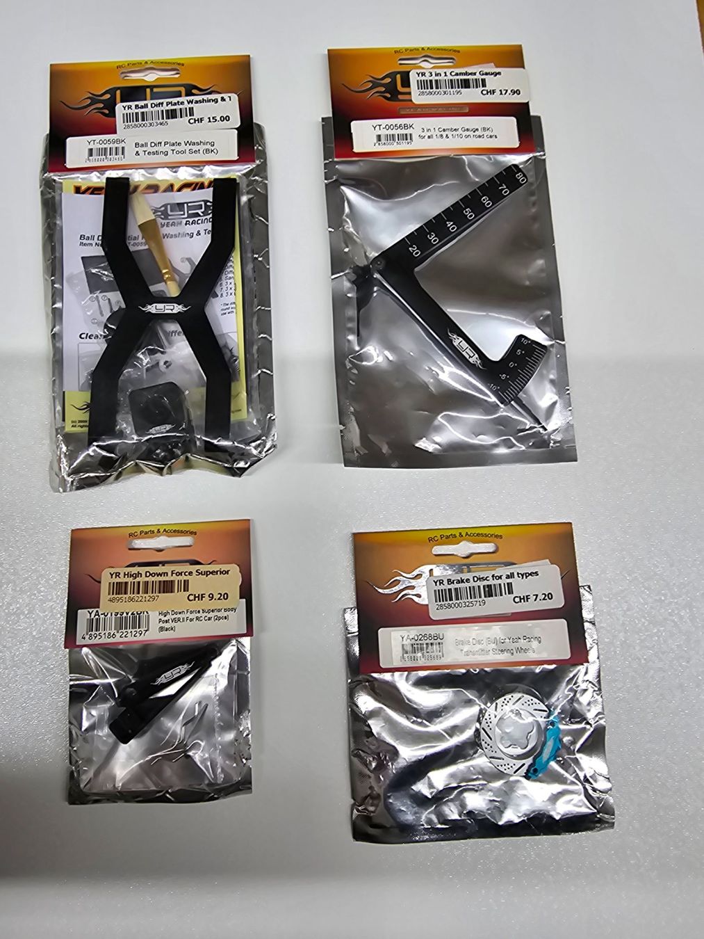 RC Modellbau: Yeah Racing Rc Auto Zubehör set2 – Neu und originalverpackt aus Rüti ZH von Madeira14