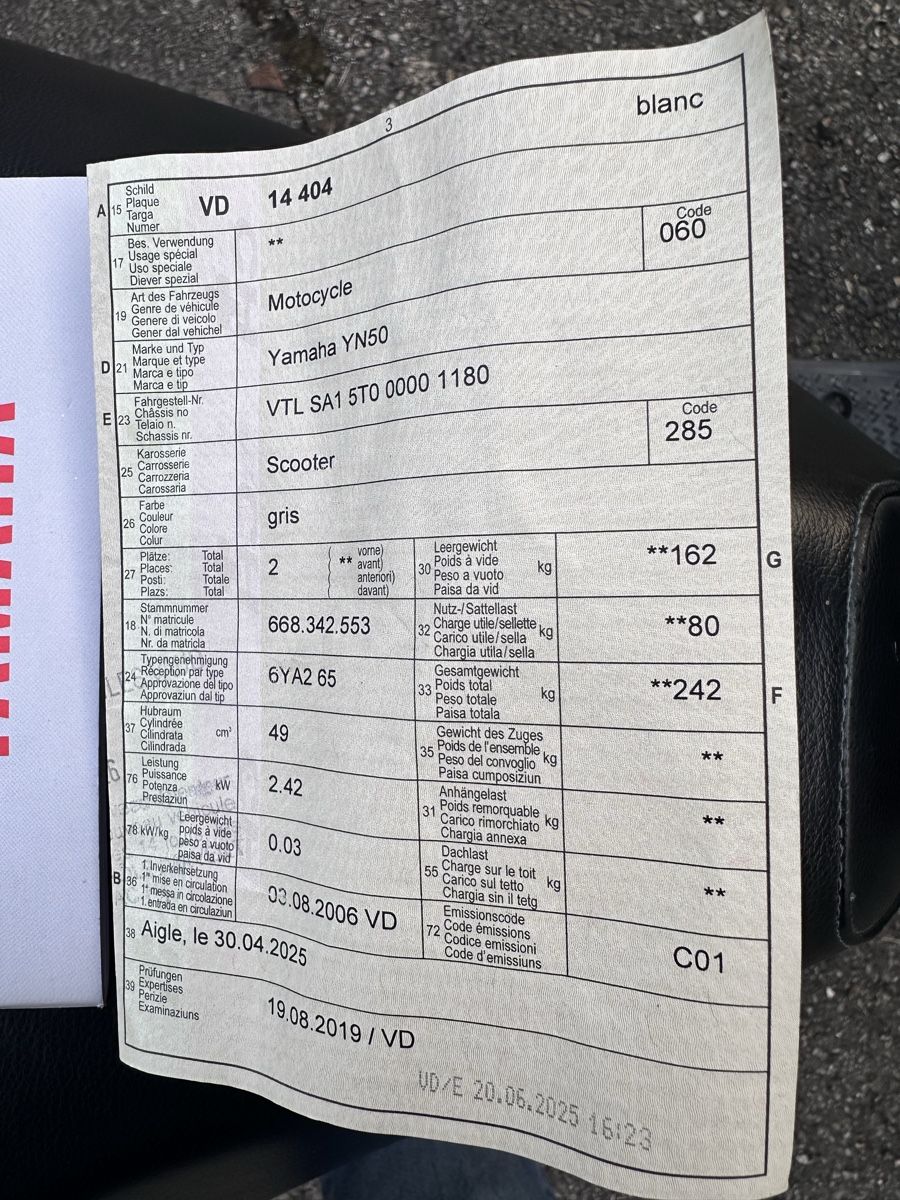 Scooters: Yamaha Neos  – D'occasion à Biel-Bienne par Silva-M30 4