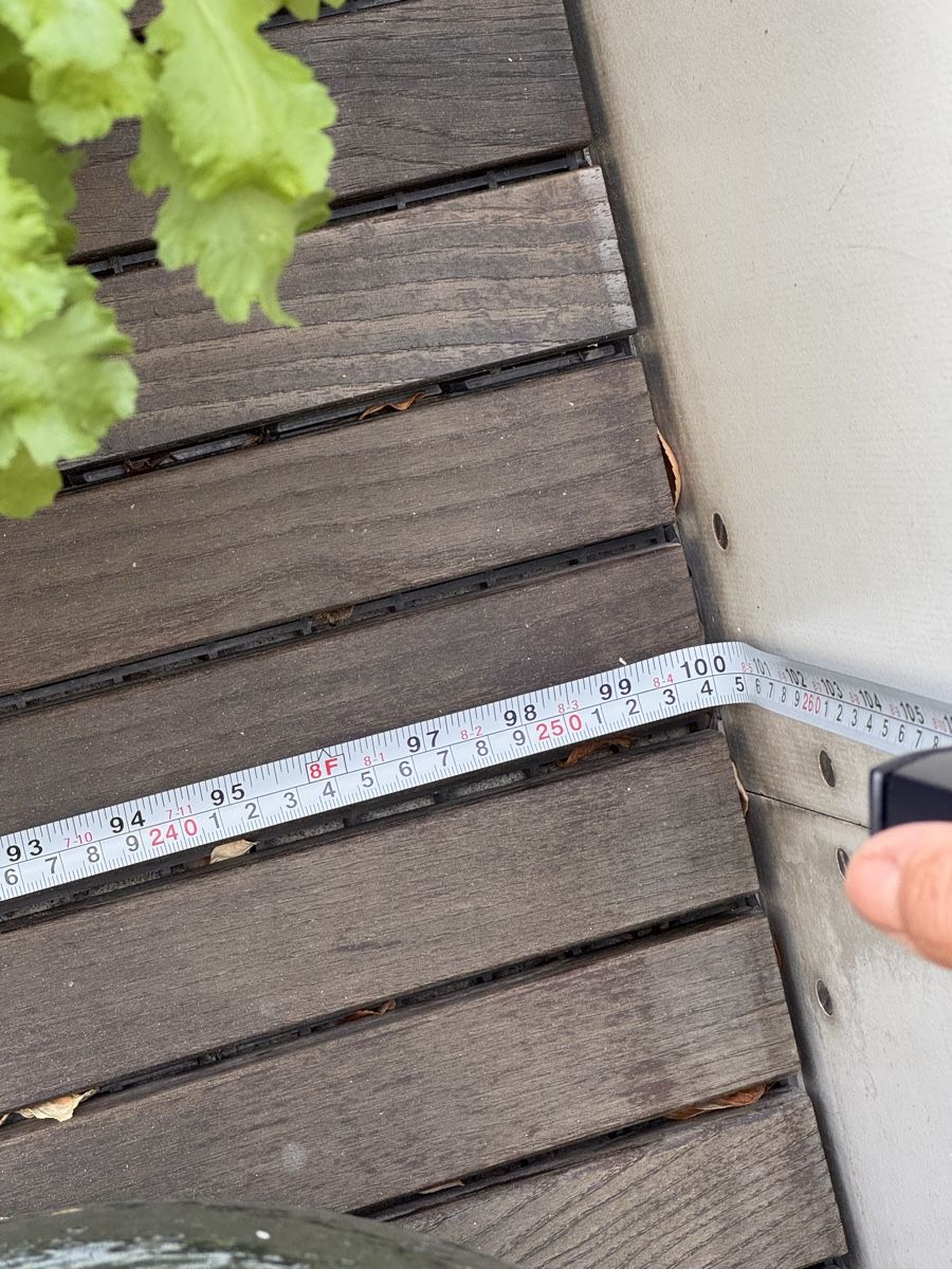 Bodenbeläge: Klick-Bodenplatte Thermo Esche 30x30 – Gebraucht aus Zürich von Peban1 4